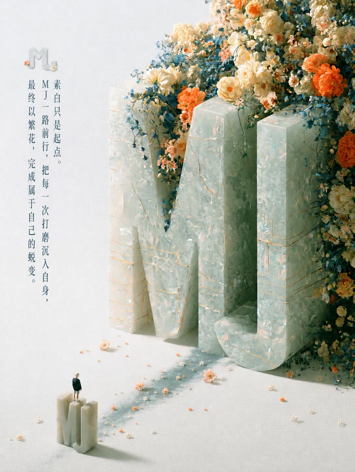 素白只是起点，一路沉淀，终会繁花