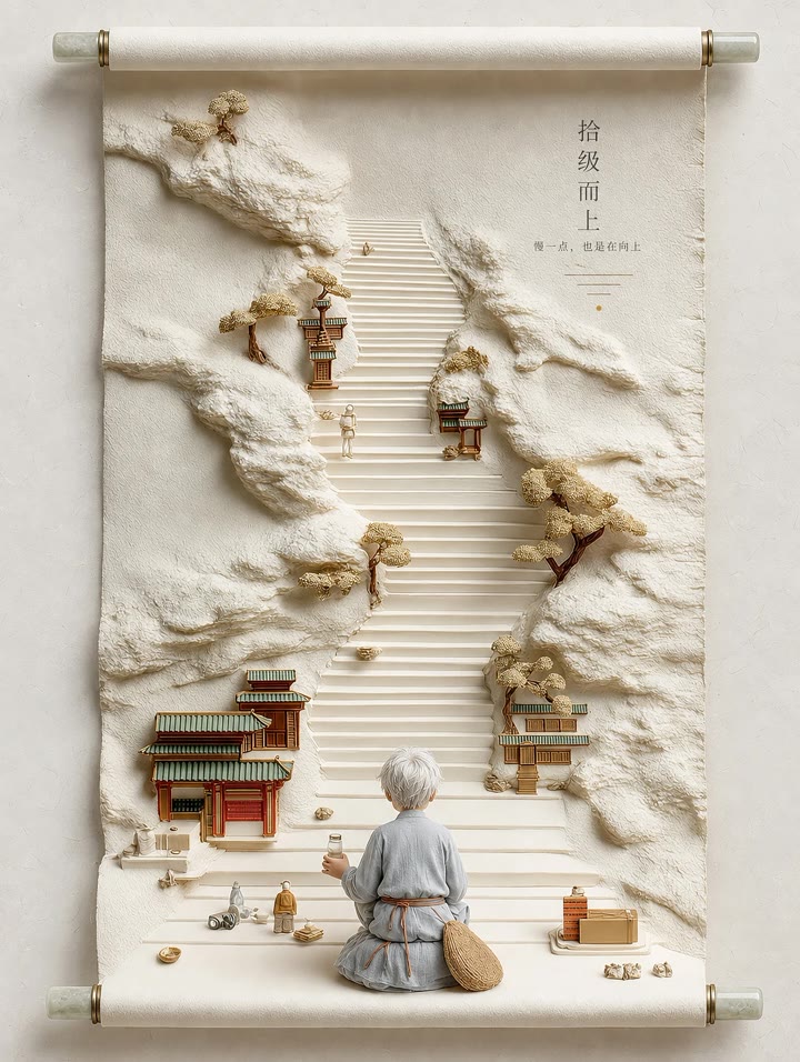 不必追赶，慢慢自有登高之时