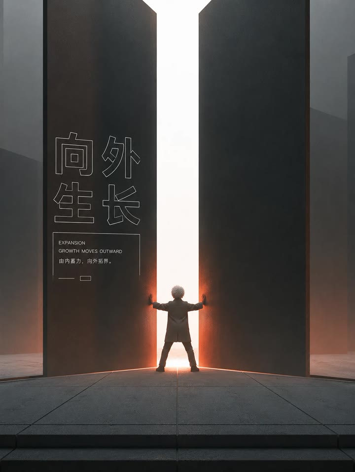 向外生长